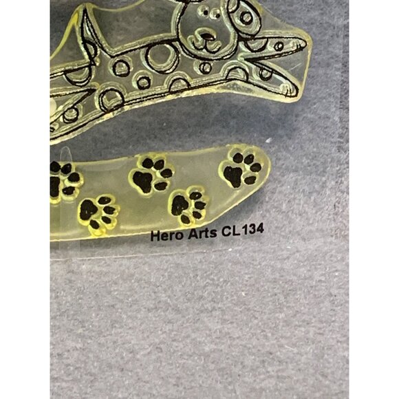 Hero Arts CL134 Clear Dog-Themed Stamps Set for Crafting - Picture 2 of 4